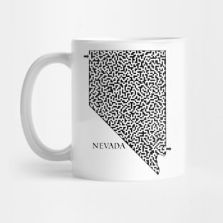 State of Nevada Maze Mug